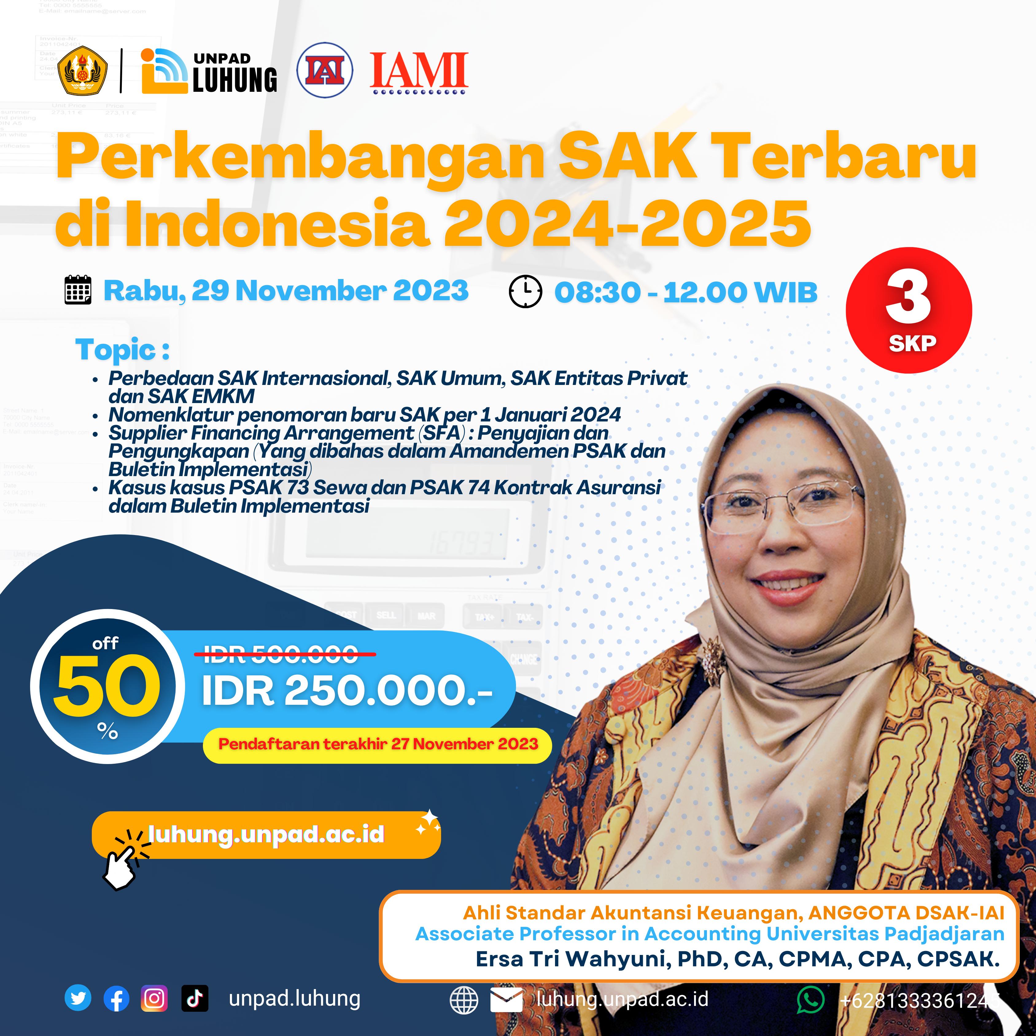 Perkembangan SAK Terbaru di Indonesia untuk 20232025 Unpad Luhung